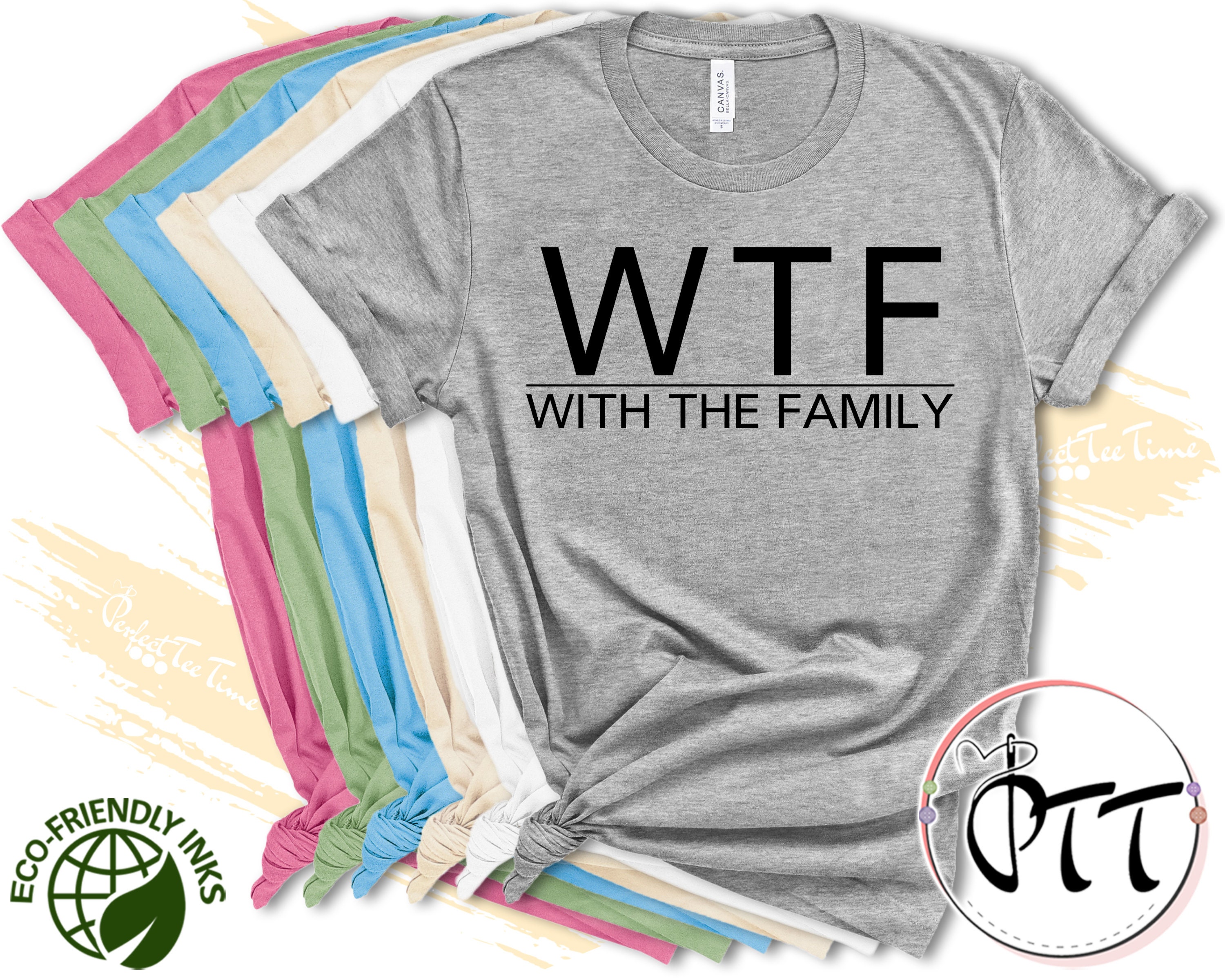 Family Matching Shirts Funny Matching Family Shirts WTF With Etsy UK