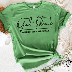 Godfidence Christian Tee: Unisex Faith Shirt
