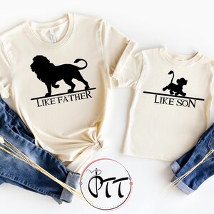 Lion King Shirts, Like Father - Like Son Shirts, Disney Matching Shirt, Father and Son Shirts, Father's Day Gift, Daddy and Me Shirt