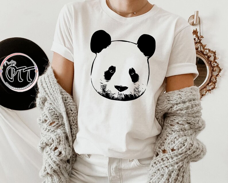 Panda Shirt, Cute Panda Bear Shirt, Bear T-Shirt, Panda T-Shirt For Men Women And Kids, Animal Shirt, Graphic Tee, Womens Bear Shirt