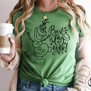 Disney Frozen Shirt, Olaf Shirt, Disneyworld Family Shirts, Disneyland Shirt, Olaf Best Day Ever, Disney Frozen Birthday Shirt