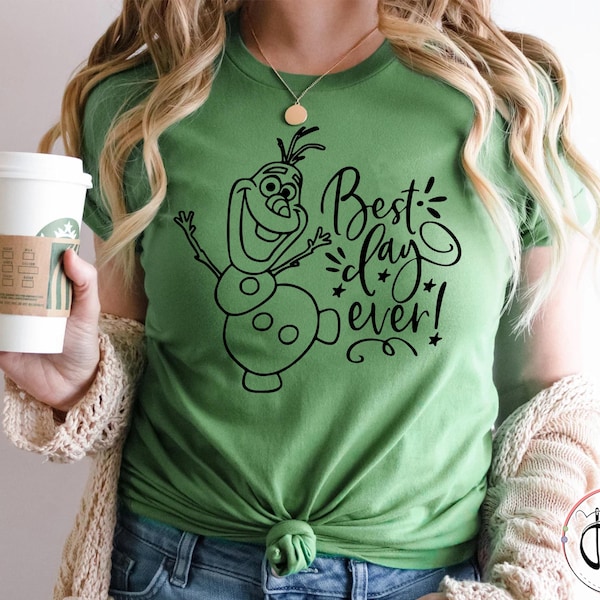 Disney Frozen Shirt, Olaf Shirt, Disneyworld Family Shirts, Disneyland Shirt, Olaf Best Day Ever, Disney Frozen Birthday Shirt