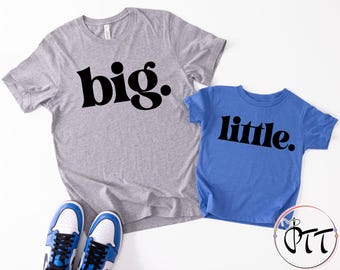 Big Little Shirts, Sibling Shirts, Brother Sister Shirts, Family Matching Shirts, Baby Announcement Shirts