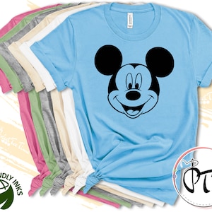 Disney Love Mickey Heart Hands-  Mickey Beard Disney World Disney Disney Trip Shirt- Custom Vinyl Made to Order Disney Shirt