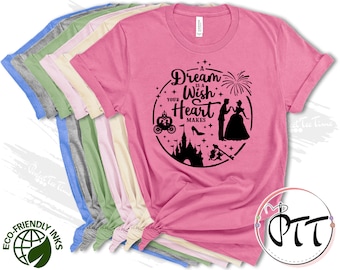 Dream Is A Wish Your Heart Makes Disney Shirt, Women's Disney Shirt, Princess Aurora Sleeping Beauty Shirt, Disney Shirt, Girls Disney Shirt