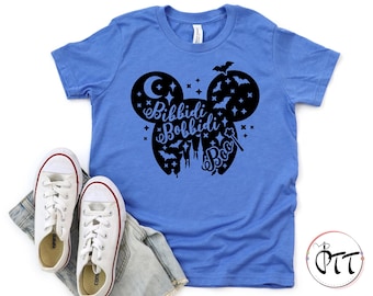 Halloween Mickey Disney Shirt, Bibbidi Bobbidi Boo Disney Castle Halloween, Disneyworld Family T Shirt, Disneyland Tee