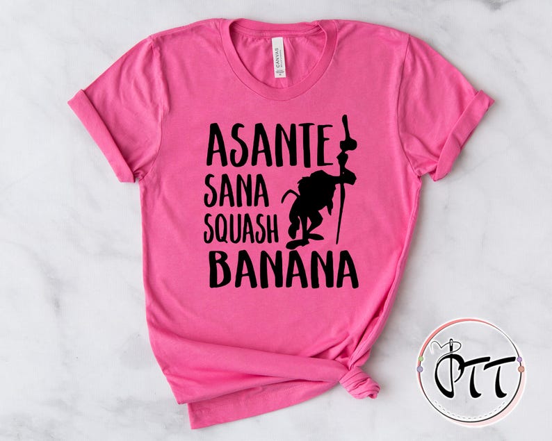 Rafiki Asante Sana Squash Bana Shirt, The Lion King Tees, Disneyland Disney World T-Shirt, Disney Vacation Tee, Simba, Animal Kingdom
