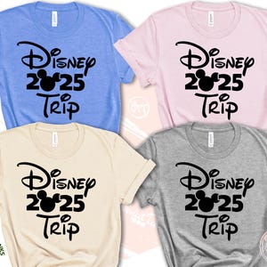 Disney 2025 Trip, Disney Family Vacation Shirts, Disney World 2025, Disneyland Matching Shirts, Disneyworld Family Shirts