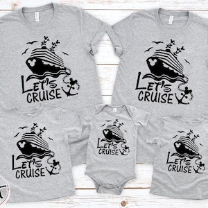 Let's Cruise Disney Shirt, Disney Cruise Shirts, Disney Cruise Family Shirt, Disney World Shirt