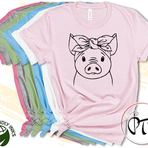 Pig Shirt, Cute Pig Shirt, Country Animal Lover T Shirt, Kid Pig Shirt, Farm Life Tee, Pig Mom Gift, Kids Farmer T Shirt, Ranch Women