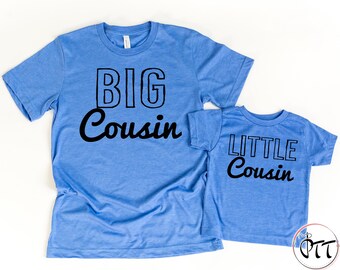 Cousin Crew Matching Shirts: Big, Bigger, Little Cousin Outfit
