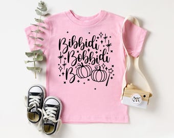 Bibbidi Bobbidi Boo Halloween Pumpkin Shirt, Princess Halloween Shirt, Cinderella Tee, Disney  Family Tees