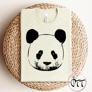 Panda Shirt, Cute Panda Bear Shirt, Bear T-Shirt, Panda T-Shirt For Men Women And Kids, Animal Shirt, Graphic Tee, Womens Bear Shirt