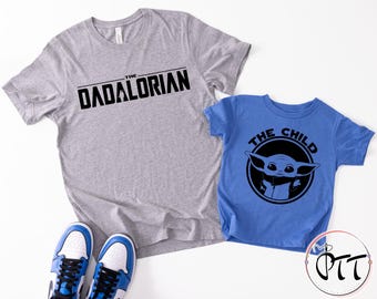 Matching Daddy and Son Shirts, Dadalorian The Child Star Wars Disney Shirts, Daddy and Me Shirts, Dad Gift