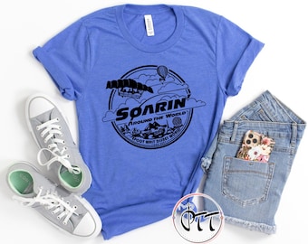 Soarin' Around The World Shirt: Disneyworld Family Matching Tees