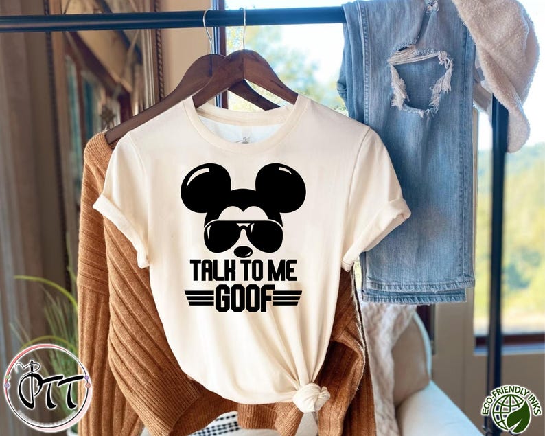 Talk To Me Goof Mickey Mouse Shirt, Disney Dad Shirt, Disneyworld Trip Shirt, Disneyland Men Shirt