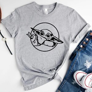 Baby Yoda Shirt, Disney Shirt, Yoda Shirt, Disneyworld Family Shirt, Mandalorian Shirt, Disneyland Shirt For Men Women And Kids