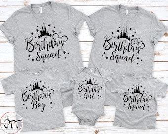 Birthday Disney Shirt, Minnie Birthday Shirt, Mickey Birthday Shirt, Disney Castle Shirt, Disneyworld Matching Tees, Disneyland Birthday Tee