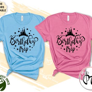 Birthday Disney Shirt, Minnie Birthday Shirt, Mickey Birthday Shirt, Disney Shirt, Disneyworld Matching Shirts, Disneyland Shirts