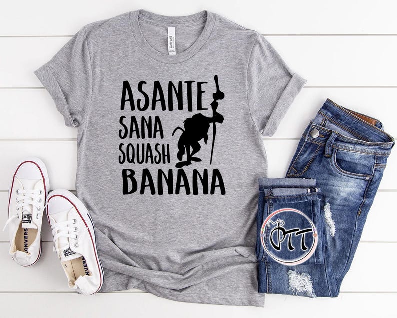 Rafiki Asante Sana Squash Bana Shirt, The Lion King Tees, Disneyland Disney World T-Shirt, Disney Vacation Tee, Simba, Animal Kingdom