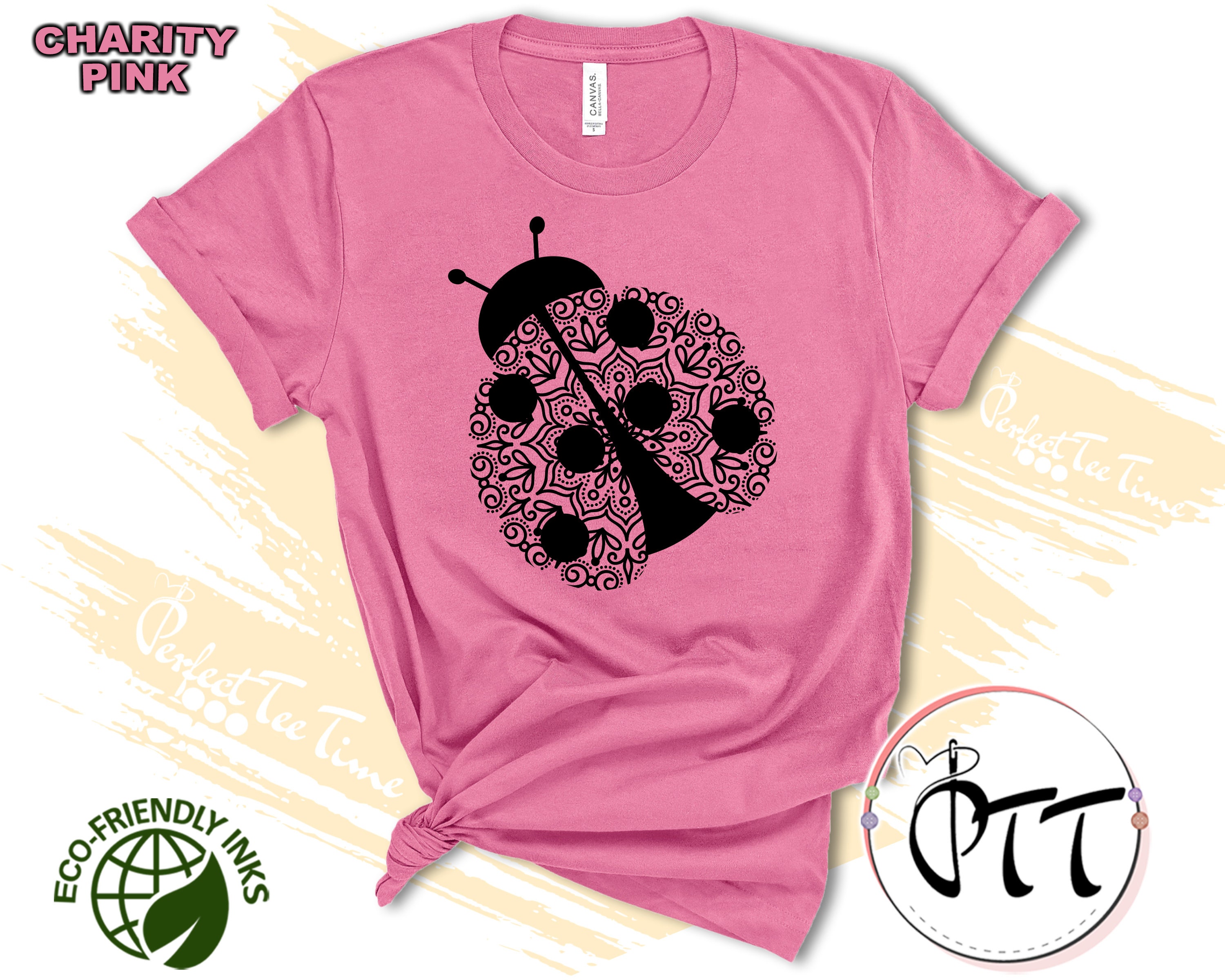 Ladybug Shirt Cute Ladybug Tshirt Flower Shirt Graphic Etsy