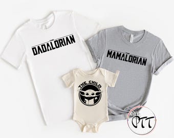 Star Wars Family Vacation Shirts: Mamalorian, Dadalorian, The Child, Disney Family Tees