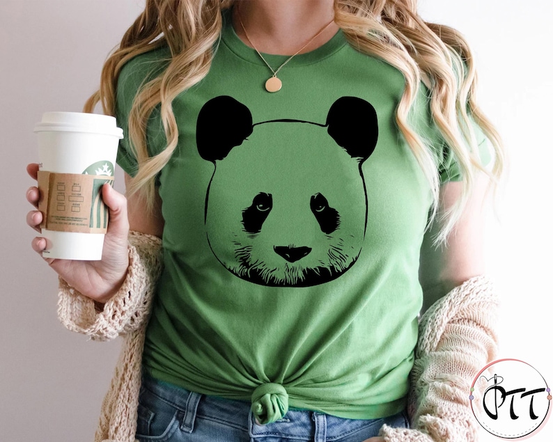 Panda Shirt, Cute Panda Bear Shirt, Bear T-Shirt, Panda T-Shirt For Men Women And Kids, Animal Shirt, Graphic Tee, Womens Bear Shirt