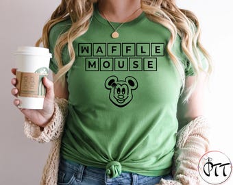Mickey Shirt, Disney Waffle Mickey Shirt, Disney Shirt, Disney Snacks, Disneyworld Family Shirt, Disneyland Vacation Shirt