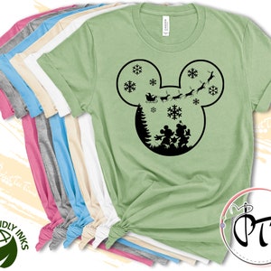 Disney Christmas Shirts, Disney Christmas Mickey Shirt, Disney Holiday, Christmas Family Shirts