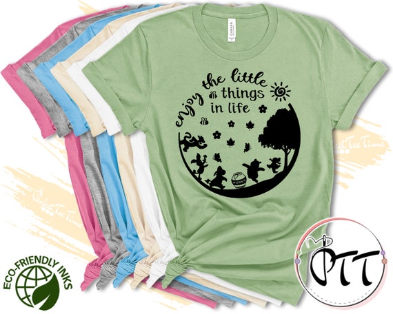 Enjoy the Little Things in Life Winnie the Pooh Shirt Winnie the