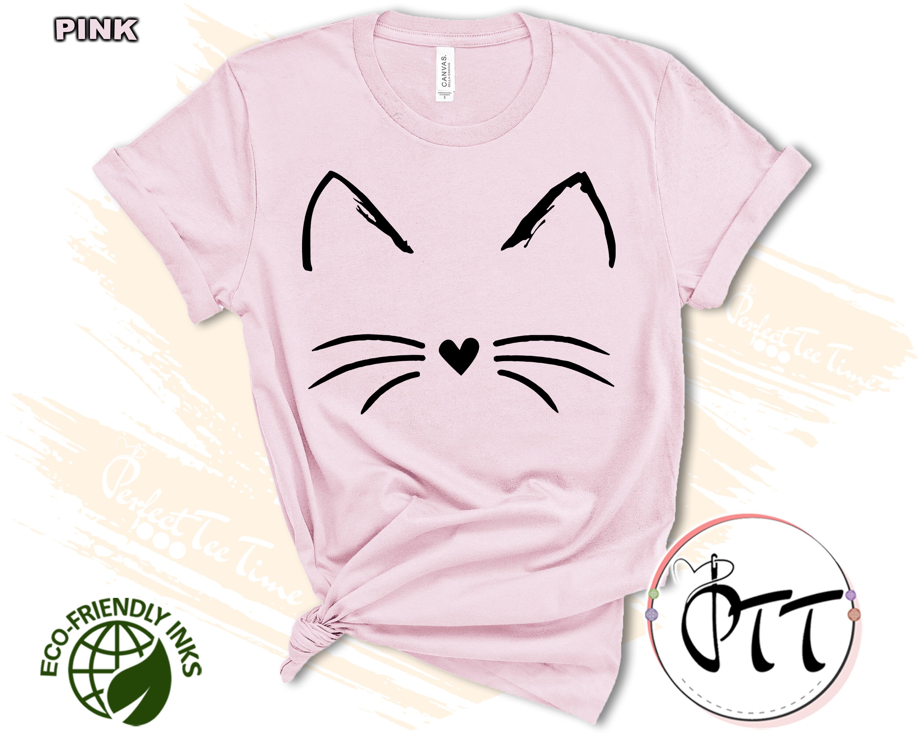 Cute Cat Shirt Kitten Tee Kitty TShirt Animal Lover Kids Etsy