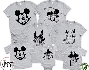 Mickey & Friends Halloween Shirt, Disney Characters Halloween Shirt, Halloween Party Tee, Disney Halloween Party Shirt, Pluto, Daisy, Goofy