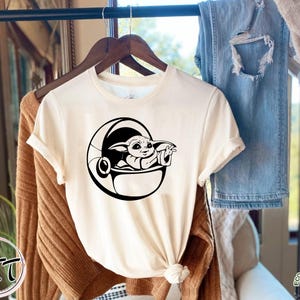Baby Yoda Shirt, Star Wars Shirt, Disney Shirt, Disneyworld Family Shirt, Disneyland Shirt image 2