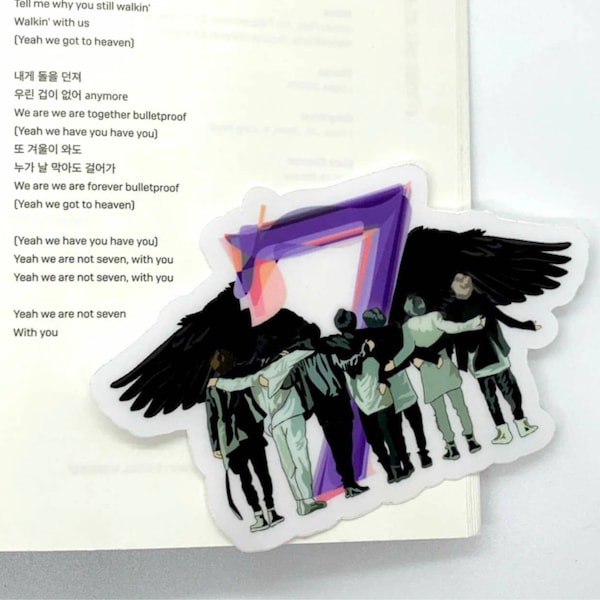 We Are Bulletproof: The Eternal - BTS Clear Sticker