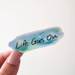 Life Goes On: BTS Holographic Sticker