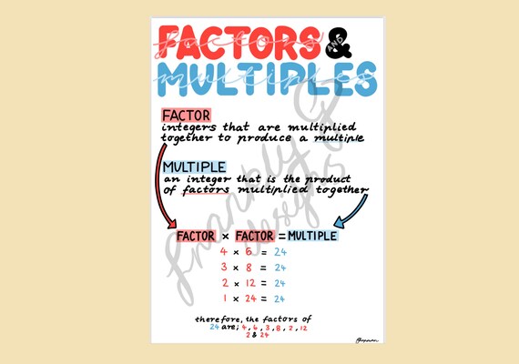 Factors Chart