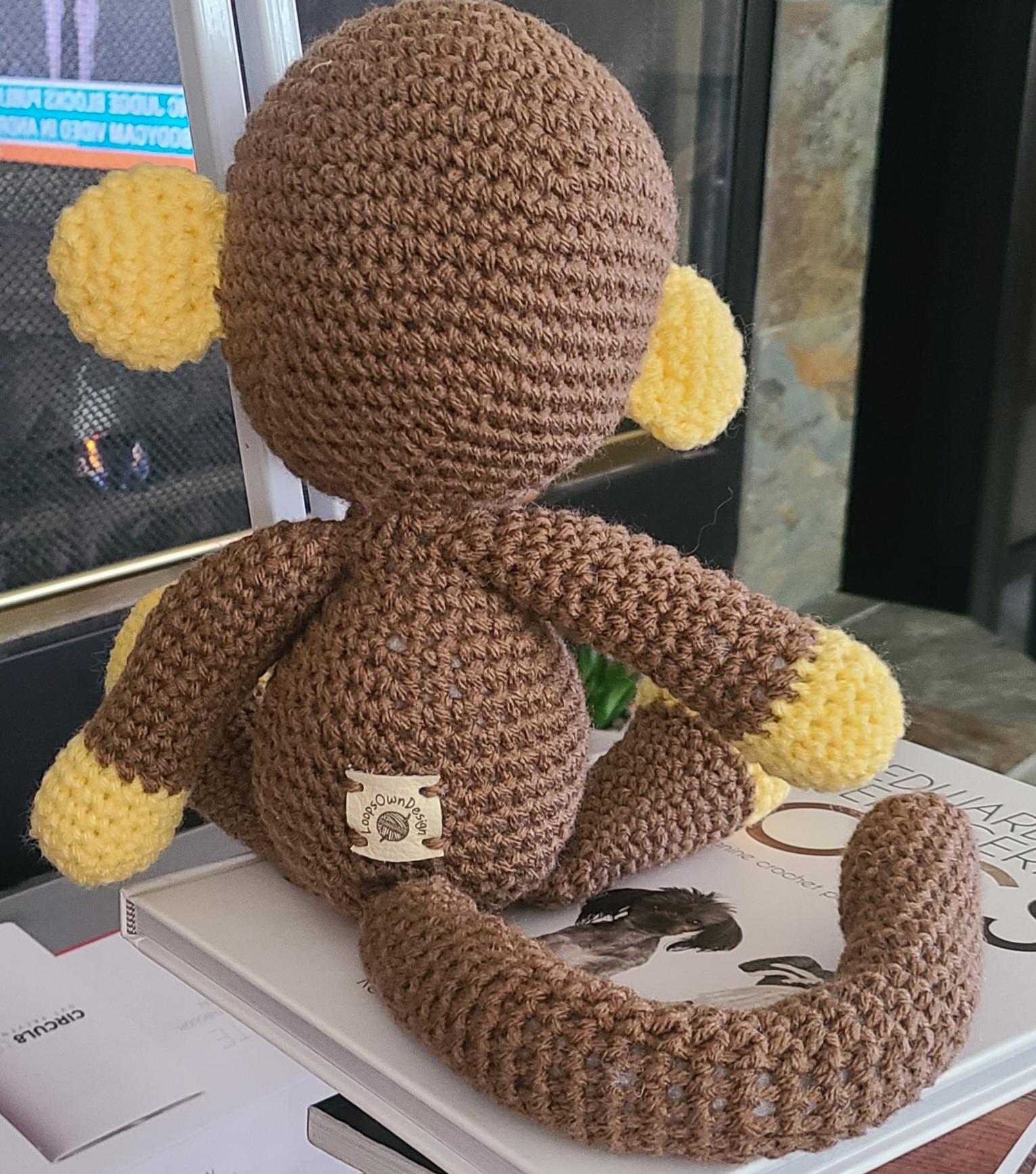 Mark the Monkey Amigurumi Toy - Etsy