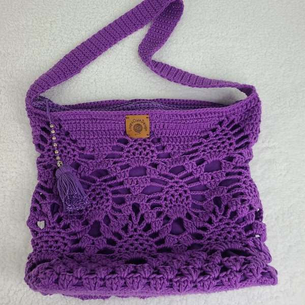 Purple Handbag - Etsy