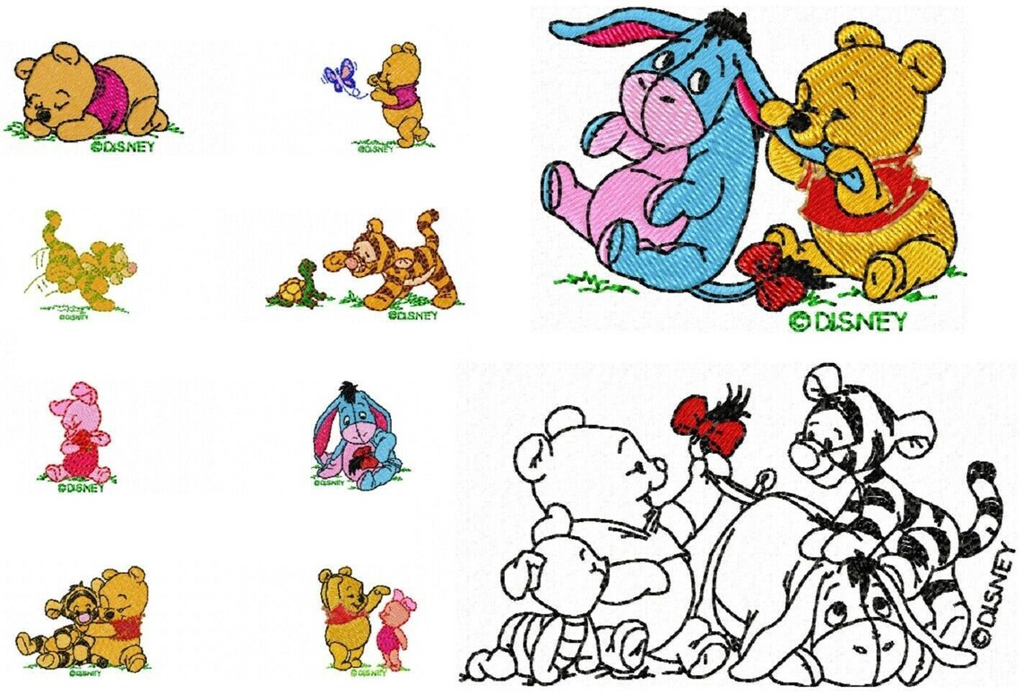 900 Disney Embroidery Machine Disney Pattern Disney Designs Etsy