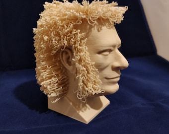 Isaac Asimov Busto Impreso 3D