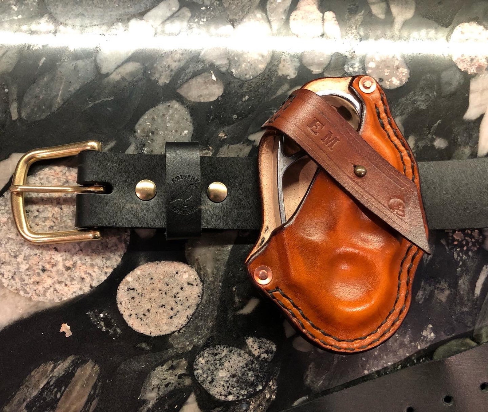 Brass Knuckles Holster holster Only Custom Made Please Read and Contact