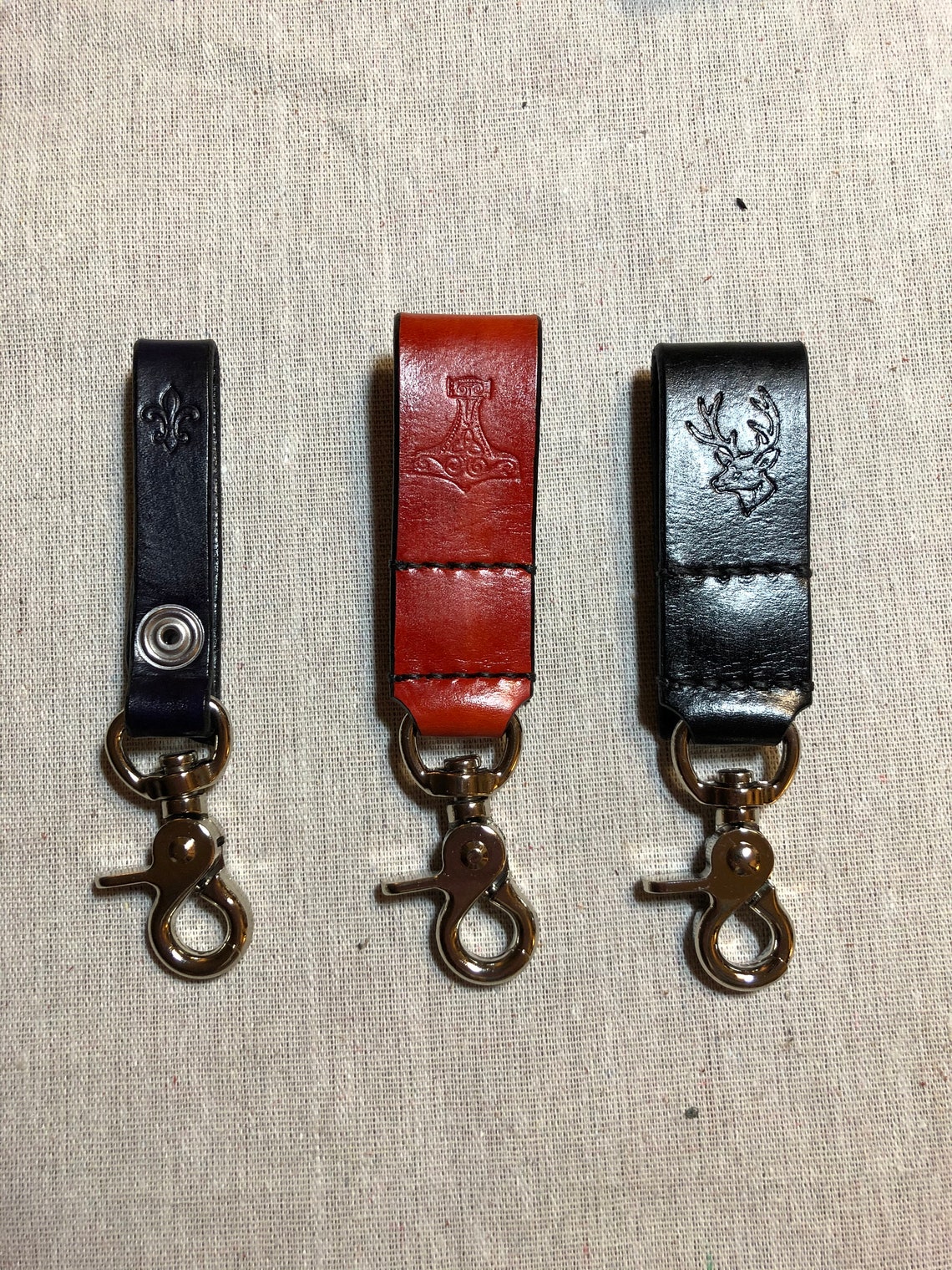 Assorted Key Holder Belt Loop / Keyfob Key Holder Etsy