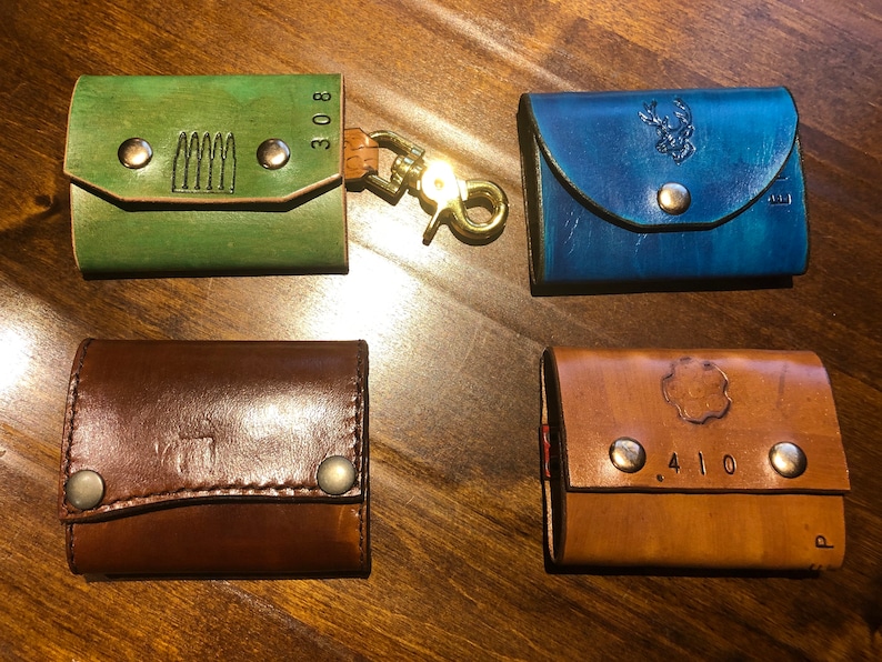 Custom Leather Ammo Case Etsy