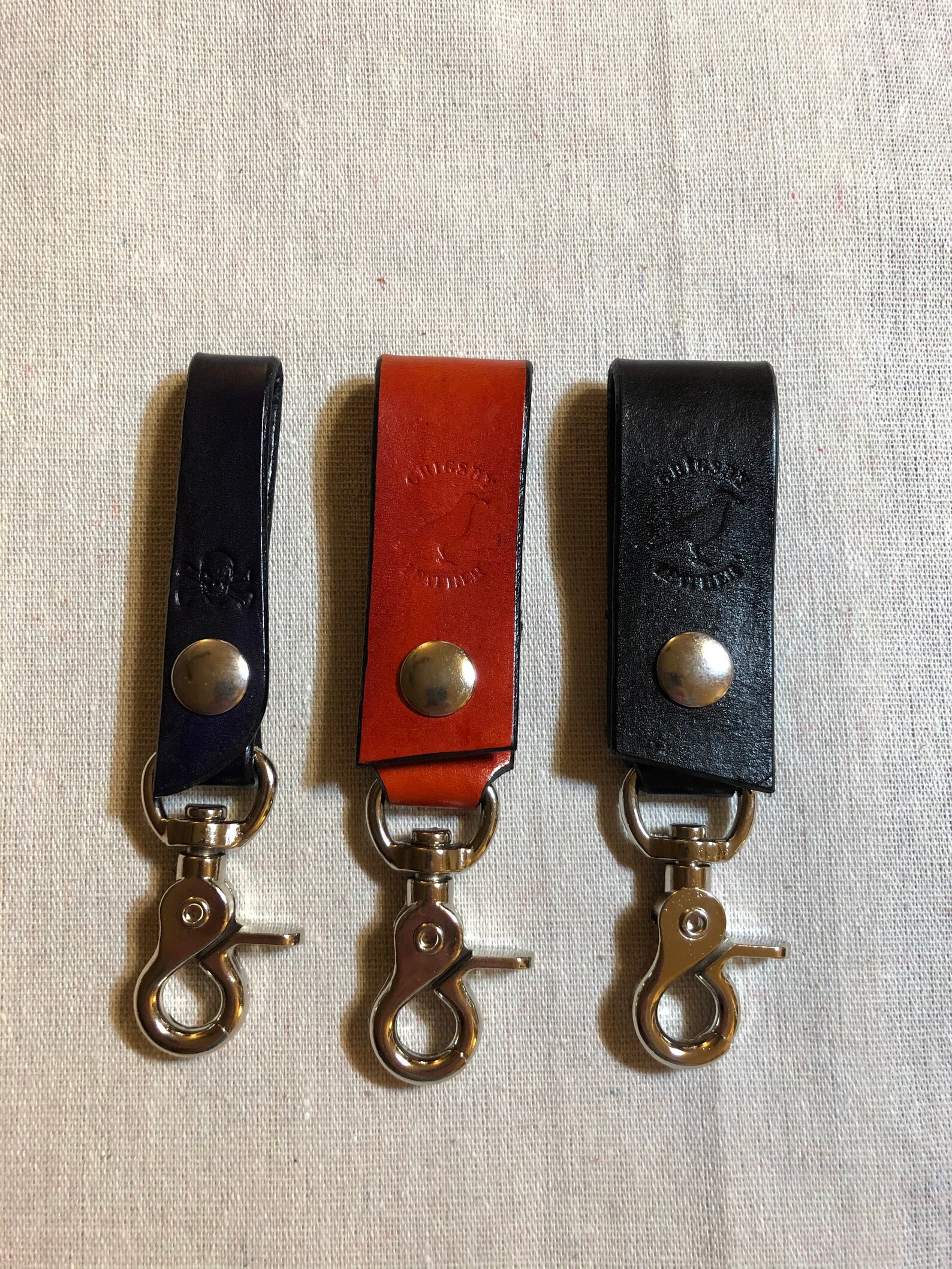Assorted Key Holder Belt Loop / Keyfob Key Holder Etsy