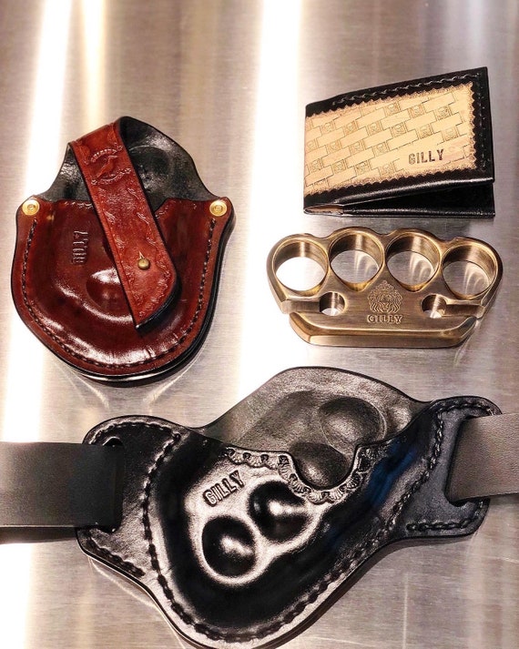 Brass Knuckles Holster holster Only Custom Made Please Read and