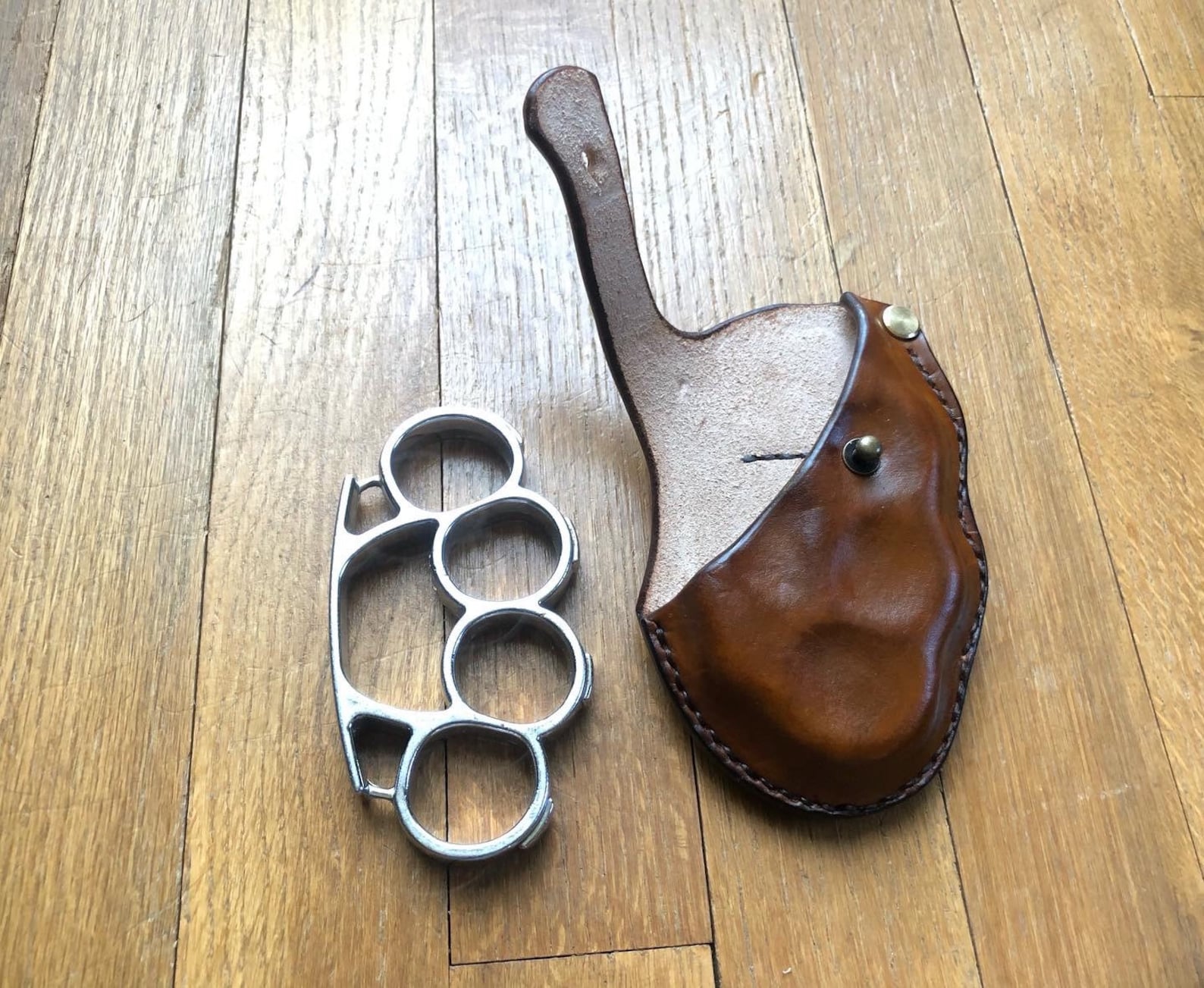 Brass Knuckles Holster holster Only Custom Made Please Read and Contact