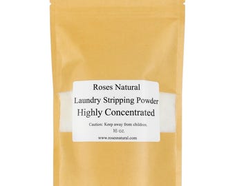 Natural Laundry Stripping Powder: Plant-Based, Odor Eliminating (16 Oz)