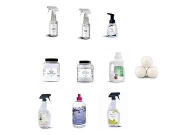 Deluxe Home Essential Kit| Free Shipping| Natural Cleaning products| Cleaning Box| Home Cleaning Products| Eco-friendly| Natural Products