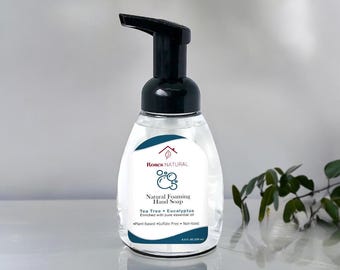 Tea Tree Eucalyptus Foaming Hand Soap: Plant-Based, Gentle Cleanse