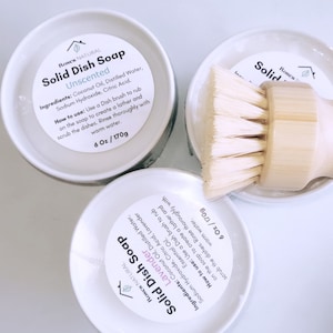 Solid Dish Soap| Dish Soap Bar| Natural Dish Soap| Eco-friendly Soap| Zero Waste Dish Soap| Soap Bar| Dishes Cleaner